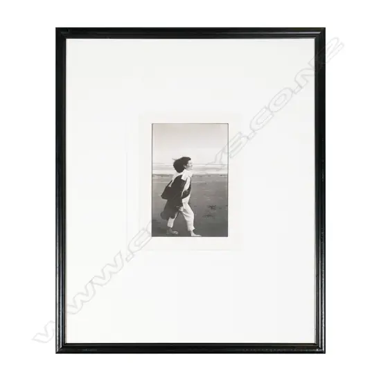 Brian Brake (1927-1988) - Figure on Beach - Gelatin Silver Photograph