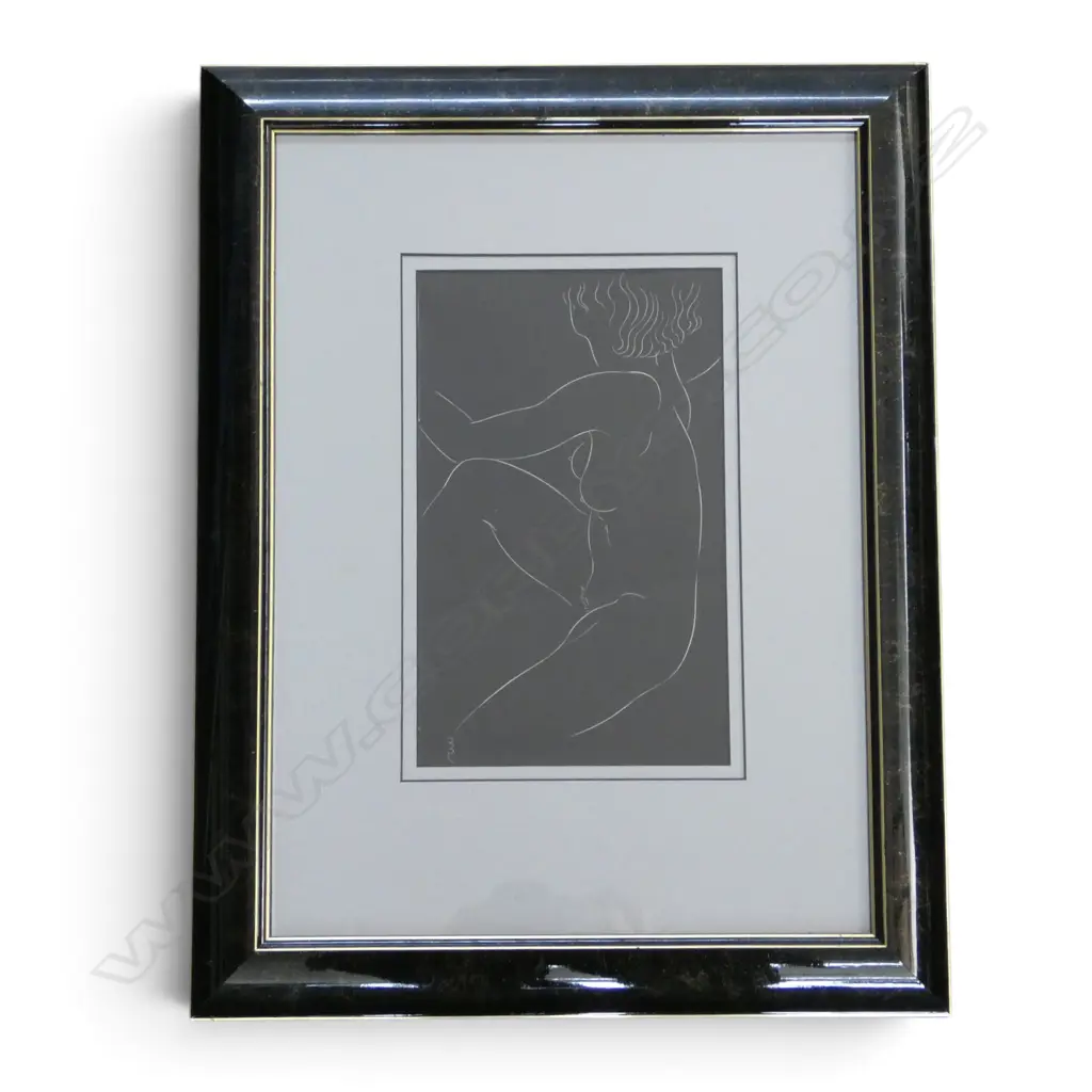 ERIC GILL, NUDE STUDY (BOOK PLATE FROM ERIC GILL 25 NUDES) 1938, 220 X 140mm Image 1++