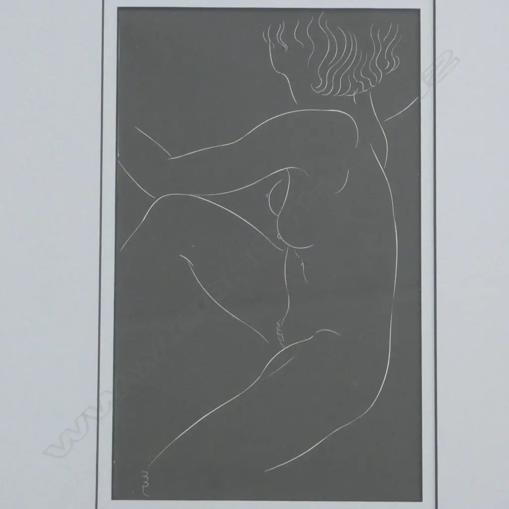 ERIC GILL, NUDE STUDY (BOOK PLATE FROM ERIC GILL 25 NUDES) 1938, 220 X 140mm Image 1++