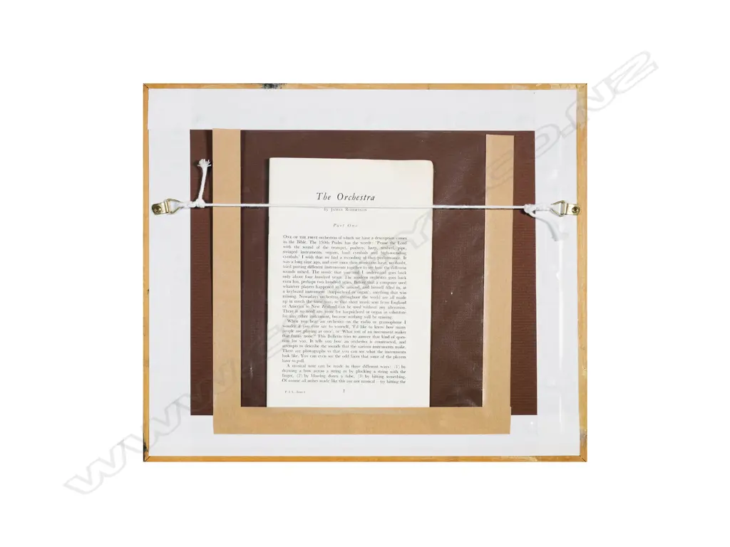 Yvonne Bendall - The Orchestra - Post Primary School Bulletin Lithographic Cover Image 1++