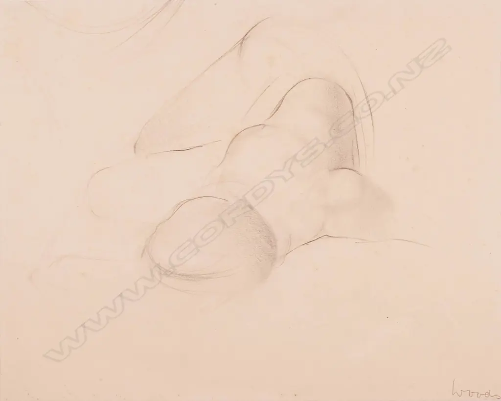George Woods (1898-1963) - Life Drawing Image 1++