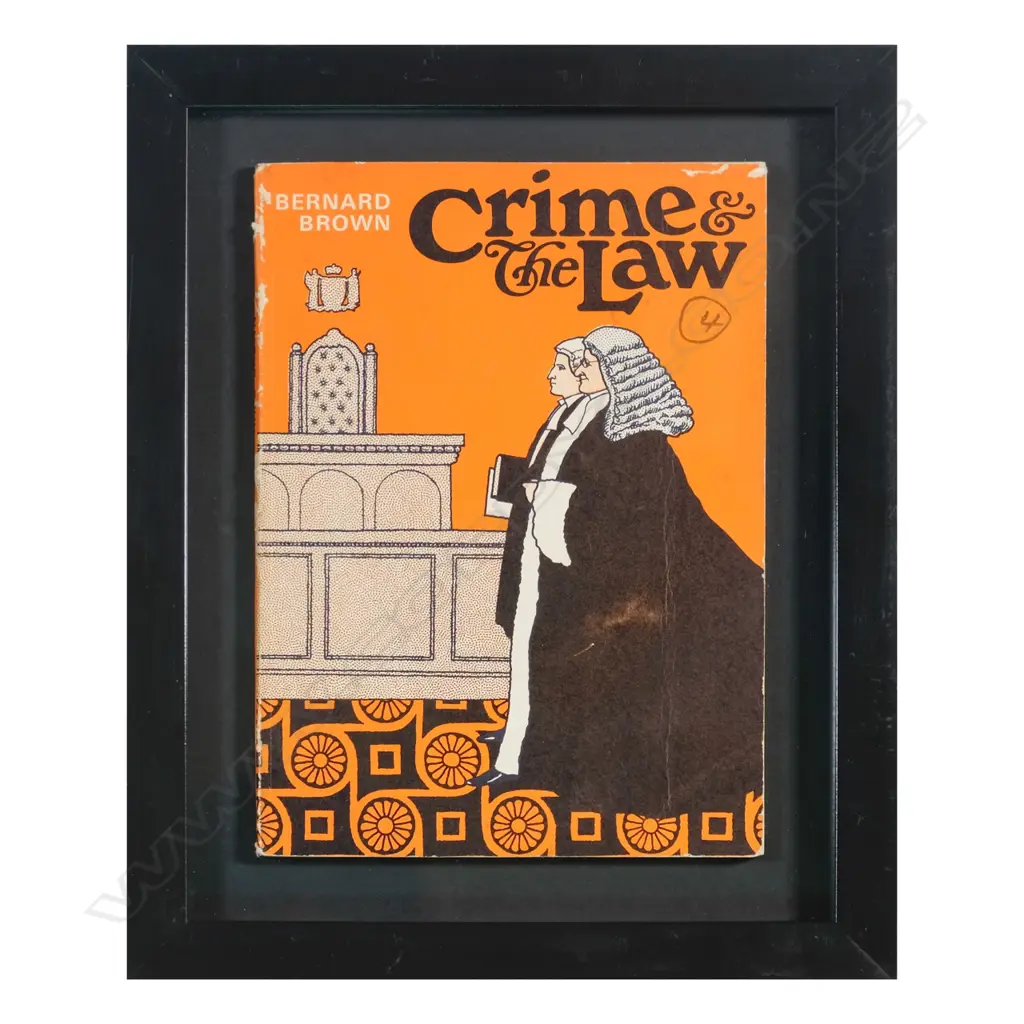 Graham Percy (1938-2008) - Crime & The Law - Framed School Bulletin Image 1++