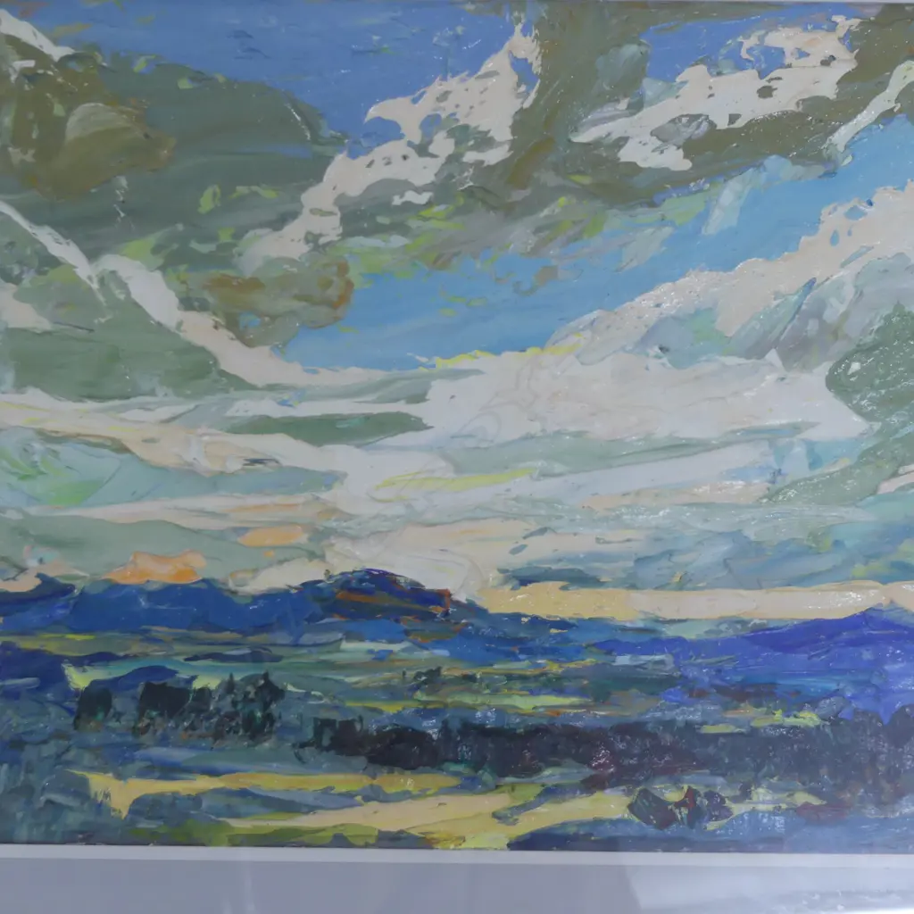 ROBERT BARNES, A LAST LIGHT HAMNER SPRINGS, IMPASTO, 500x600mm Image 1++