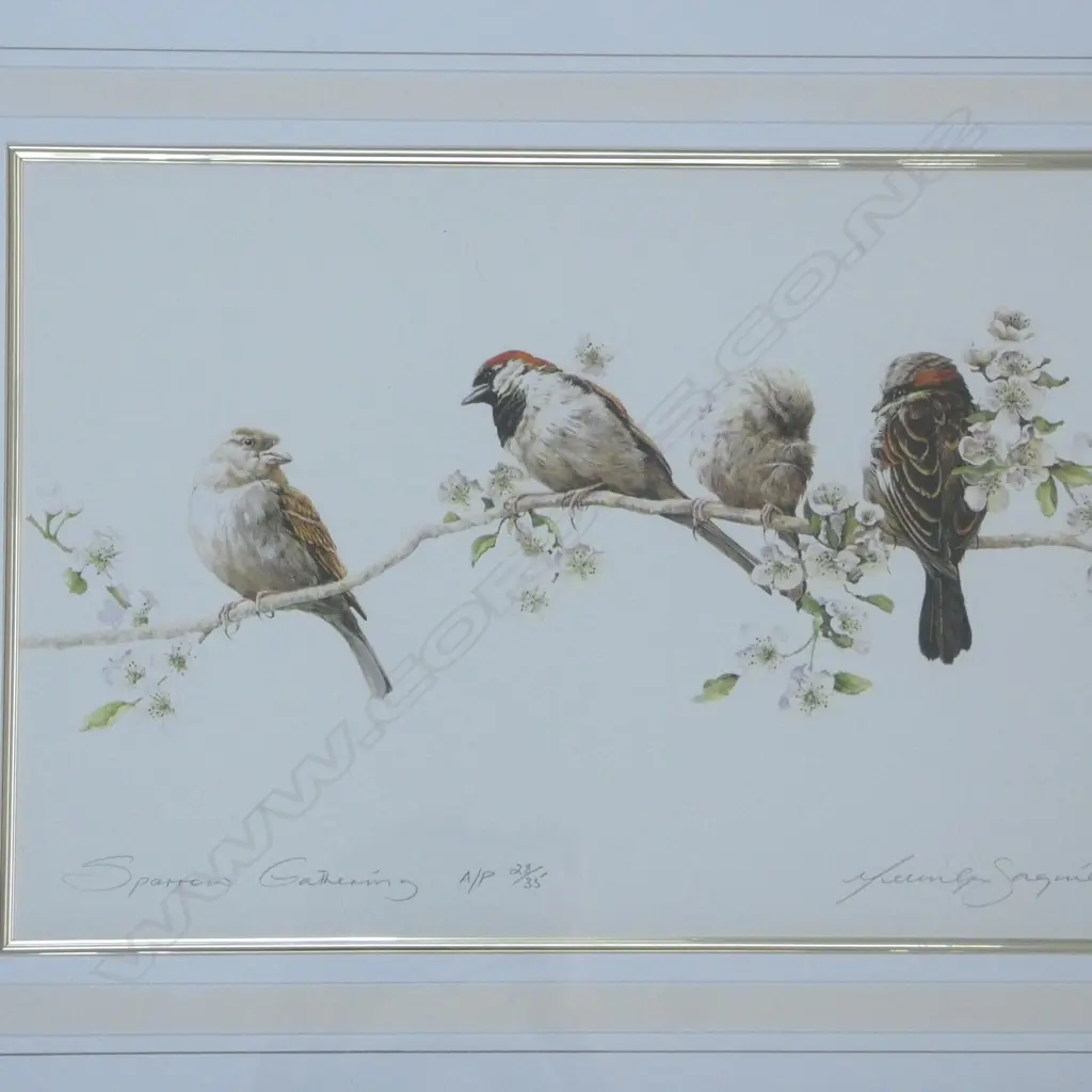 TWO MERRILYN JAQUIERY LTD ED ARTIST PROOF PRINTS 420X280MM Image 1++