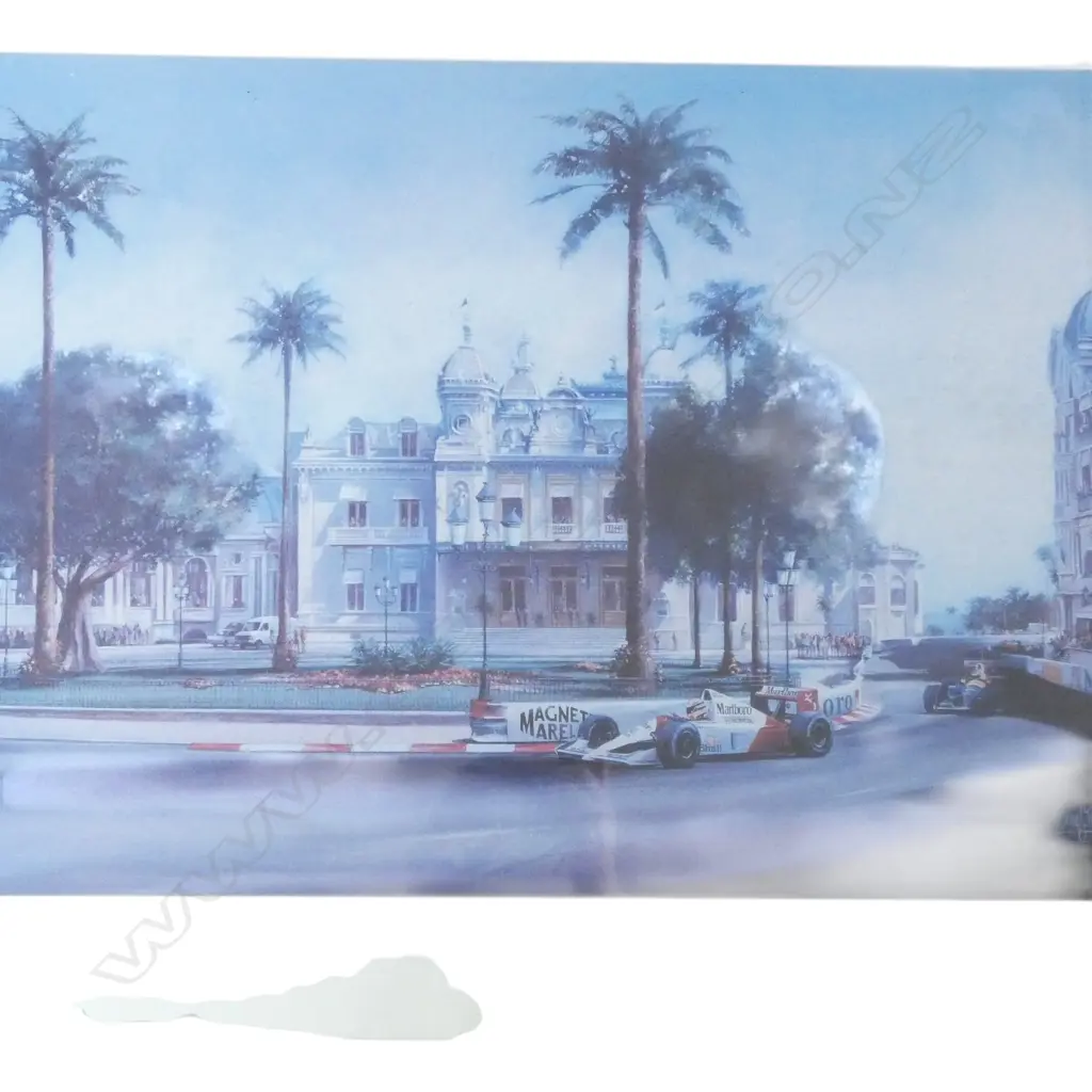 CRAIG S. PRIMROSE 'BEST BET AT MONACO' SIGNED PRINT 23/275 545x715mm Image 1++