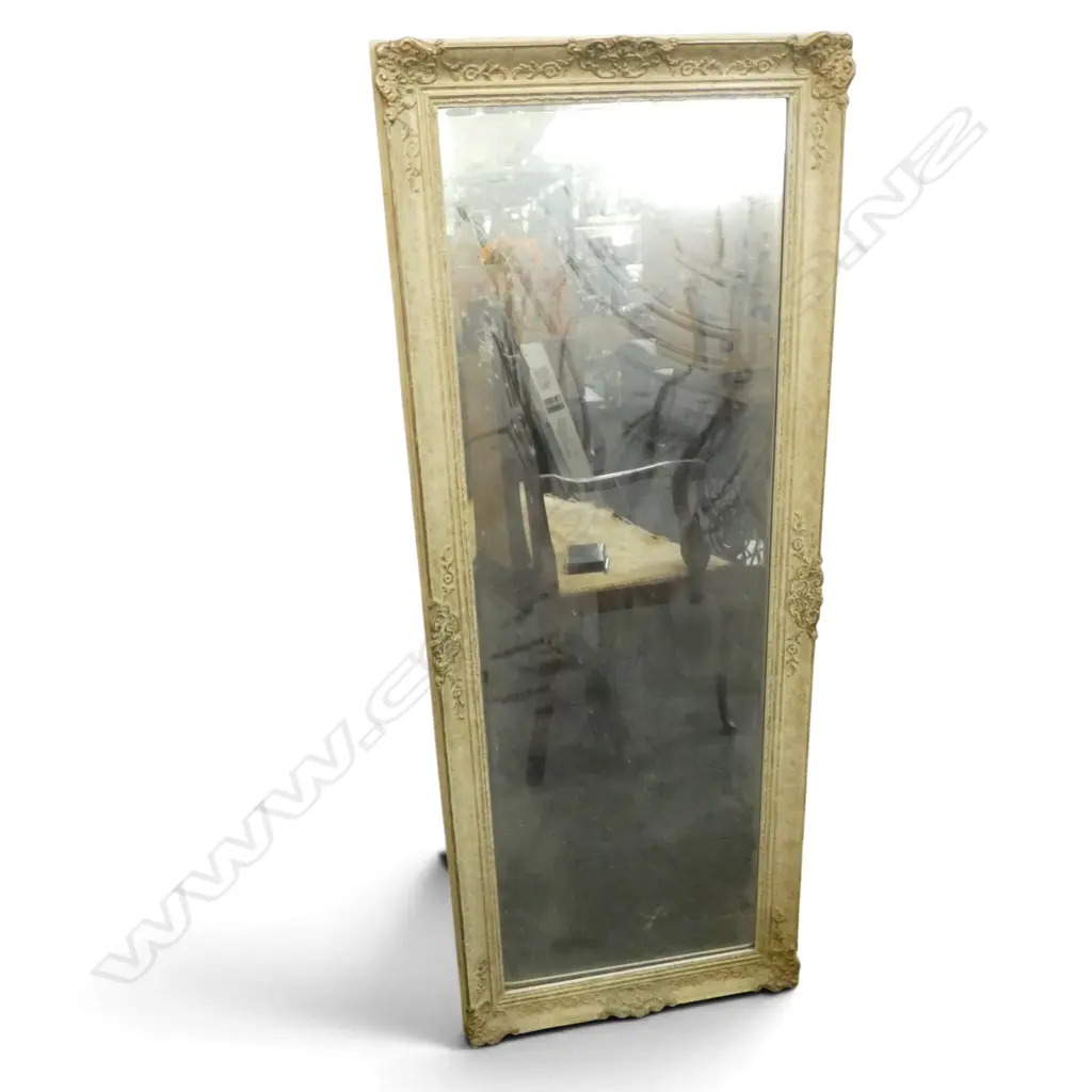 WHITE GILDED MIRROR 1330x515mm Image 1++