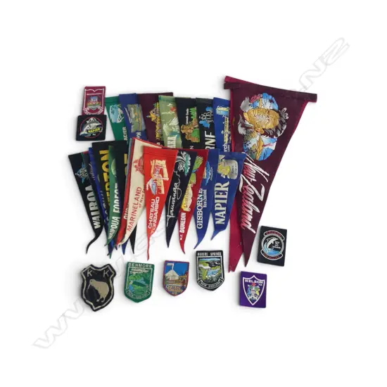COLLECTION OF NZ PENNANT FLAGS
