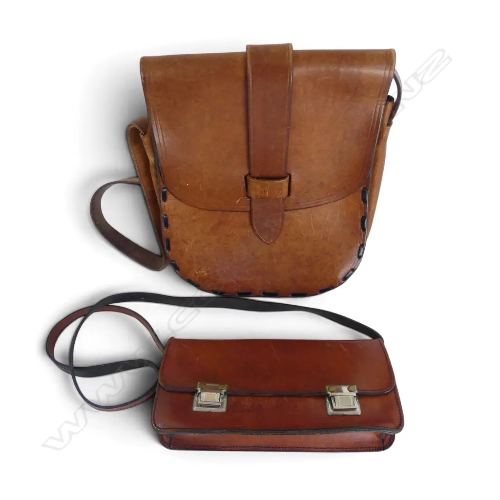 2 LEATHER BAGS Image 1++