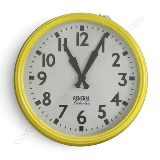 GENERAL ECLECTIC CLOCK 380mm dia