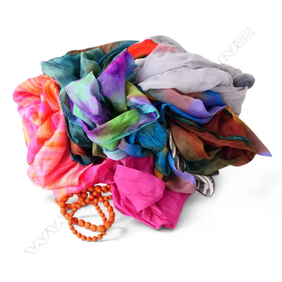 SILK SCARVES & NECKLACES