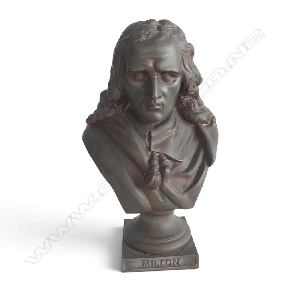 METAL BUST OF MILTON H.260mm Image 1++