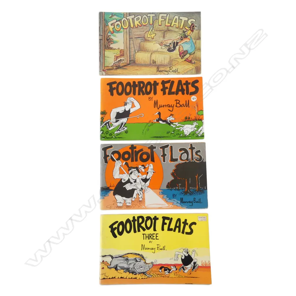 4 FOOTROT FLAT BOOKS Image 1++