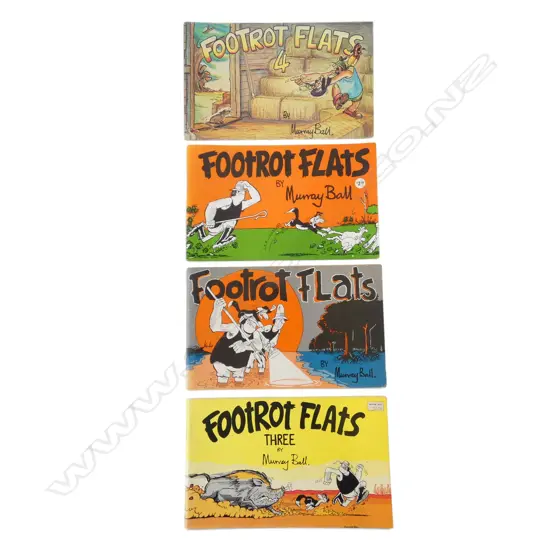 4 FOOTROT FLAT BOOKS