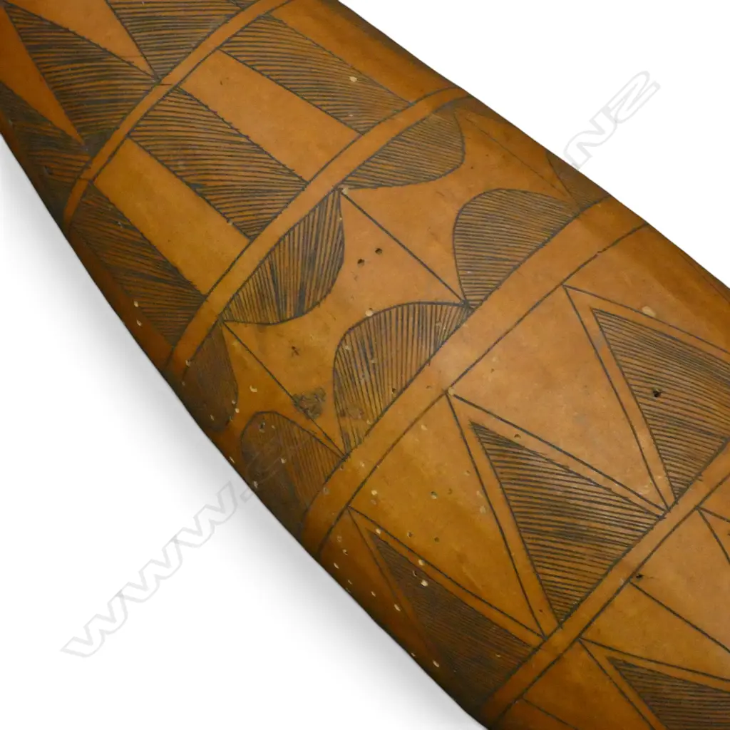 DECORATED GOURD (OLD BORER) L.620mm Image 1++