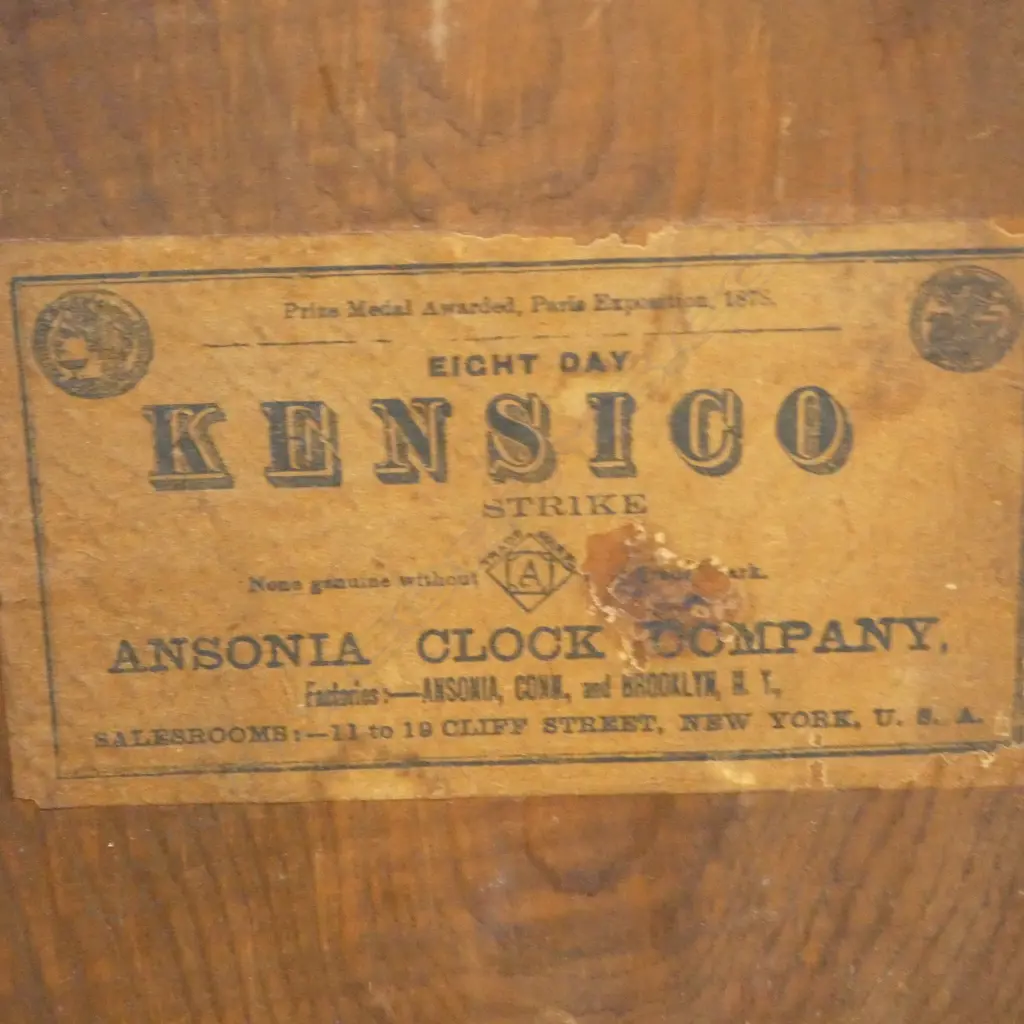 ANTIQUE ANSONIA GINGERBREAD MANTLECLOCK H570MM Image 1++