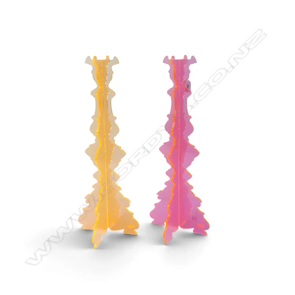 PR NEON PERSPEX CANDLESTICKS H.545mm Image 1++