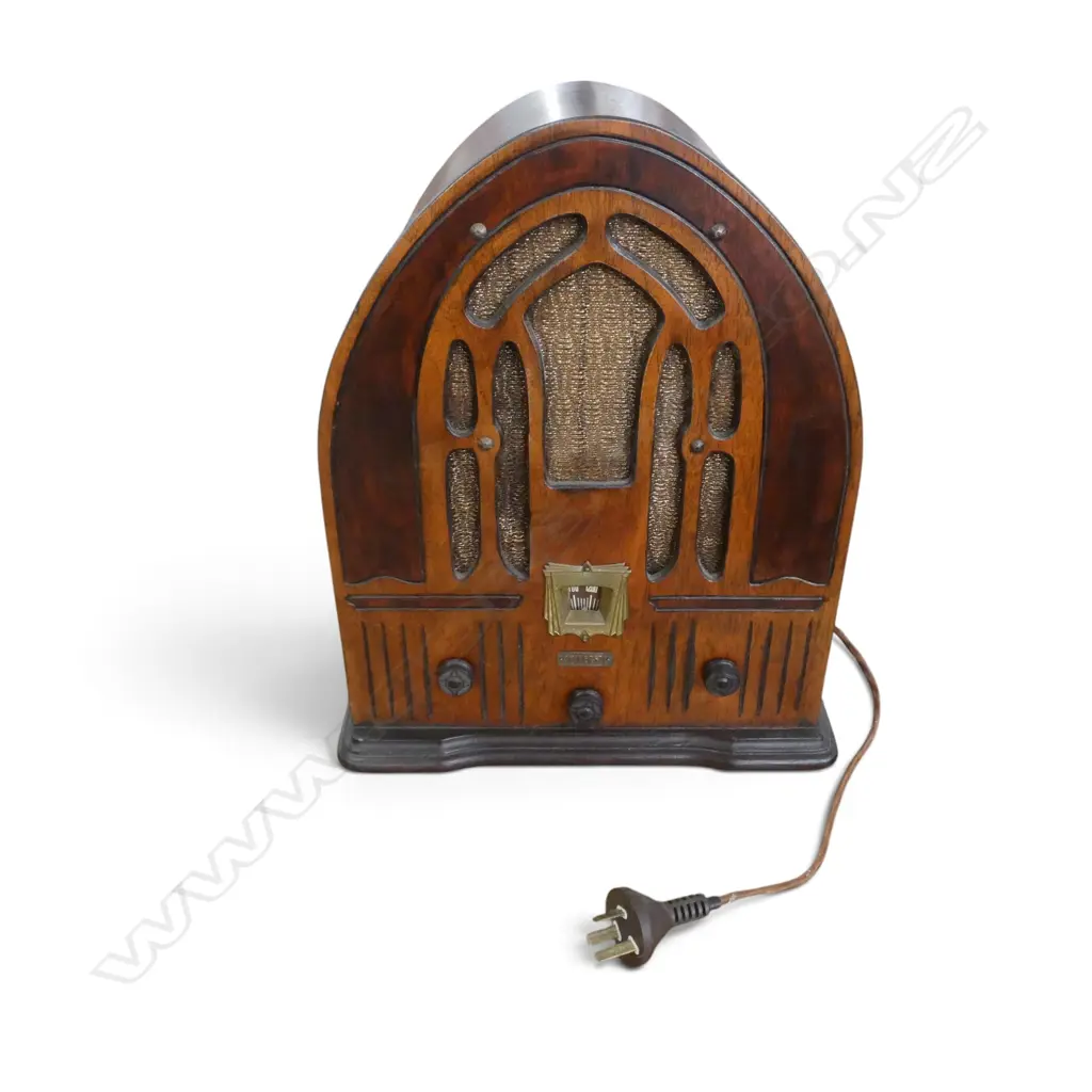 ANTIQUE UNIVERSAL RADIO H.365mm Image 1++