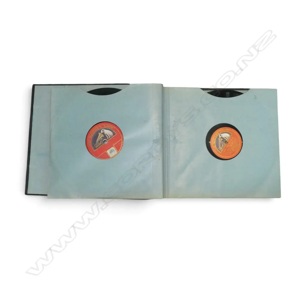 EARLY 20thC ALBUM of 78 RECORDS: La Capinera + Lover, Come Back to Me etc Image 1++