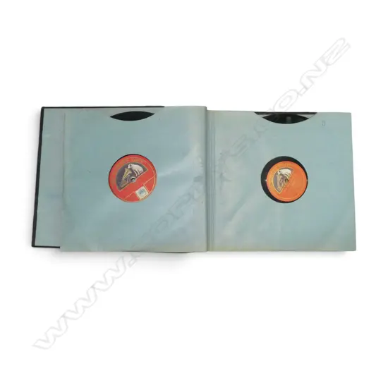 EARLY 20thC ALBUM of 78 RECORDS: La Capinera + Lover, Come Back to Me etc