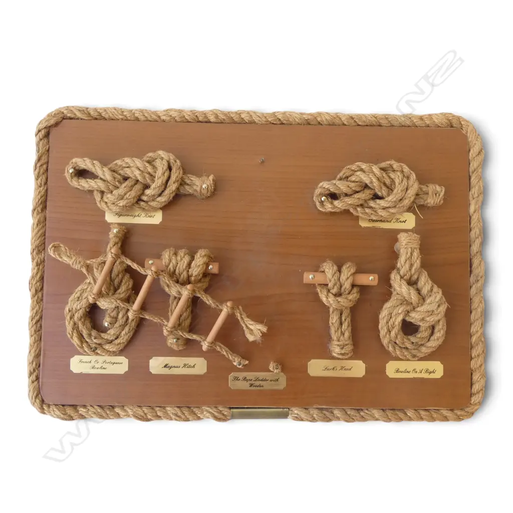 SAILOR KNOTS DISPLAY BOARD 220x320mm Image 1++