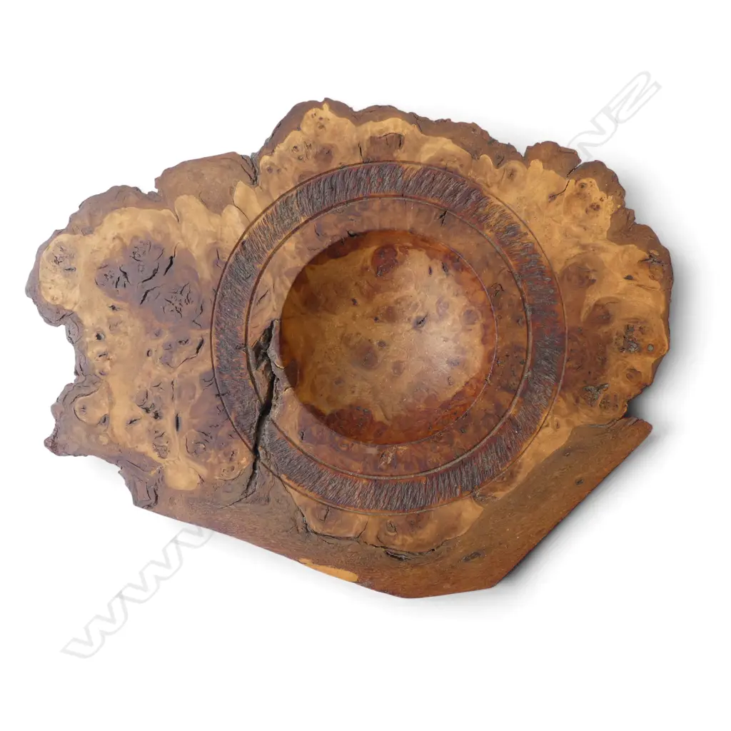 BURR WOOD BOWL 440x325mm Image 1++