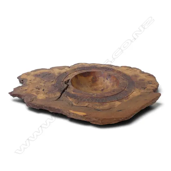BURR WOOD BOWL 440x325mm