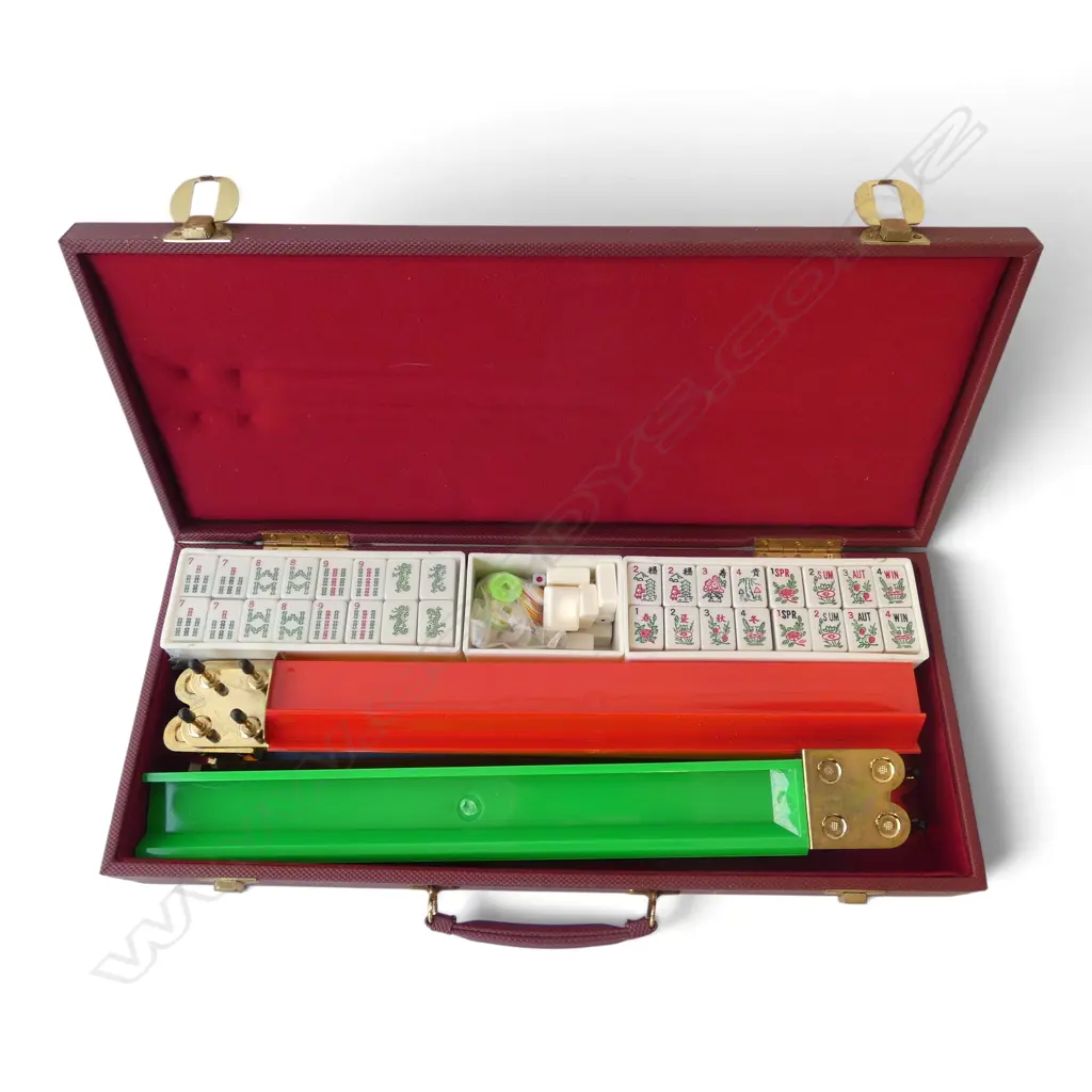 MAHJONG SET, CASED W.520mm Image 1++