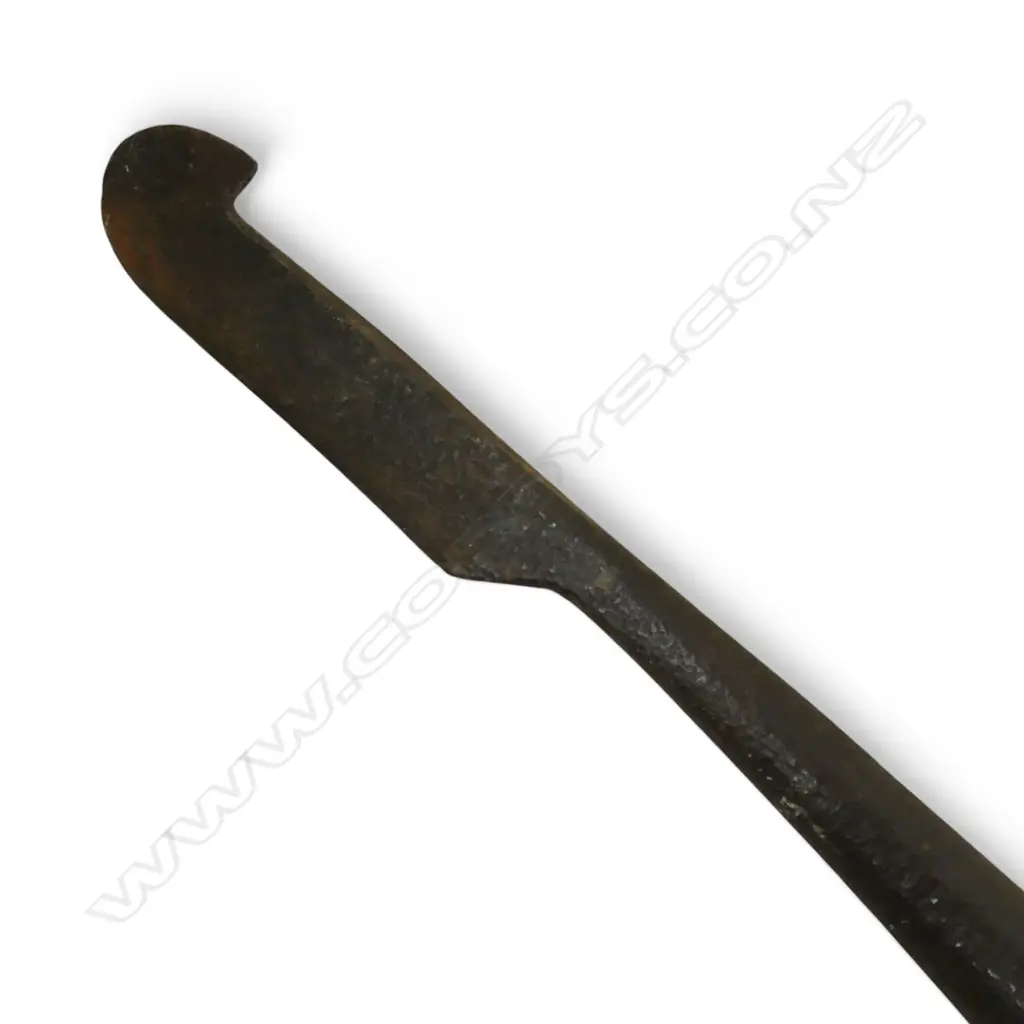 ANTIQUE BARK SPUD + WINDER TOOL L.630mm Image 1++