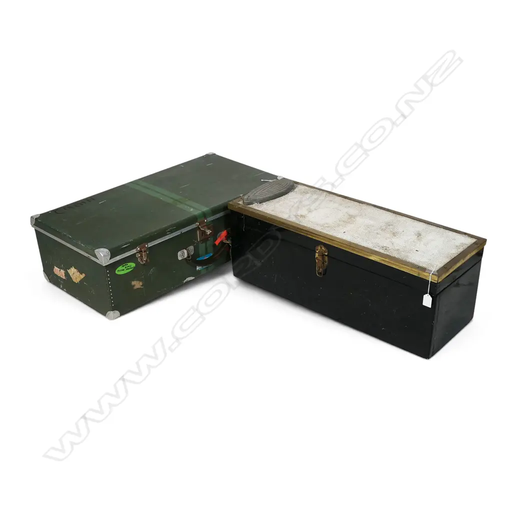 VINTAGE METAL SUITCASE + TOOL BOX 780x480x240mm Image 1++