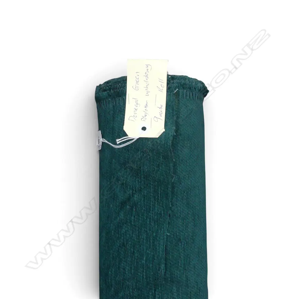 FABRIC BOLT; DONEGAL GREEN, POLY COTTON, 9M Image 1++