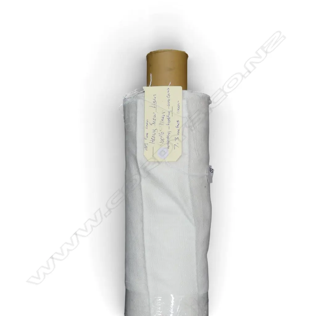 FABRIC BOLT; HEAVY SNOW, LINEN, 7.3M Image 1++