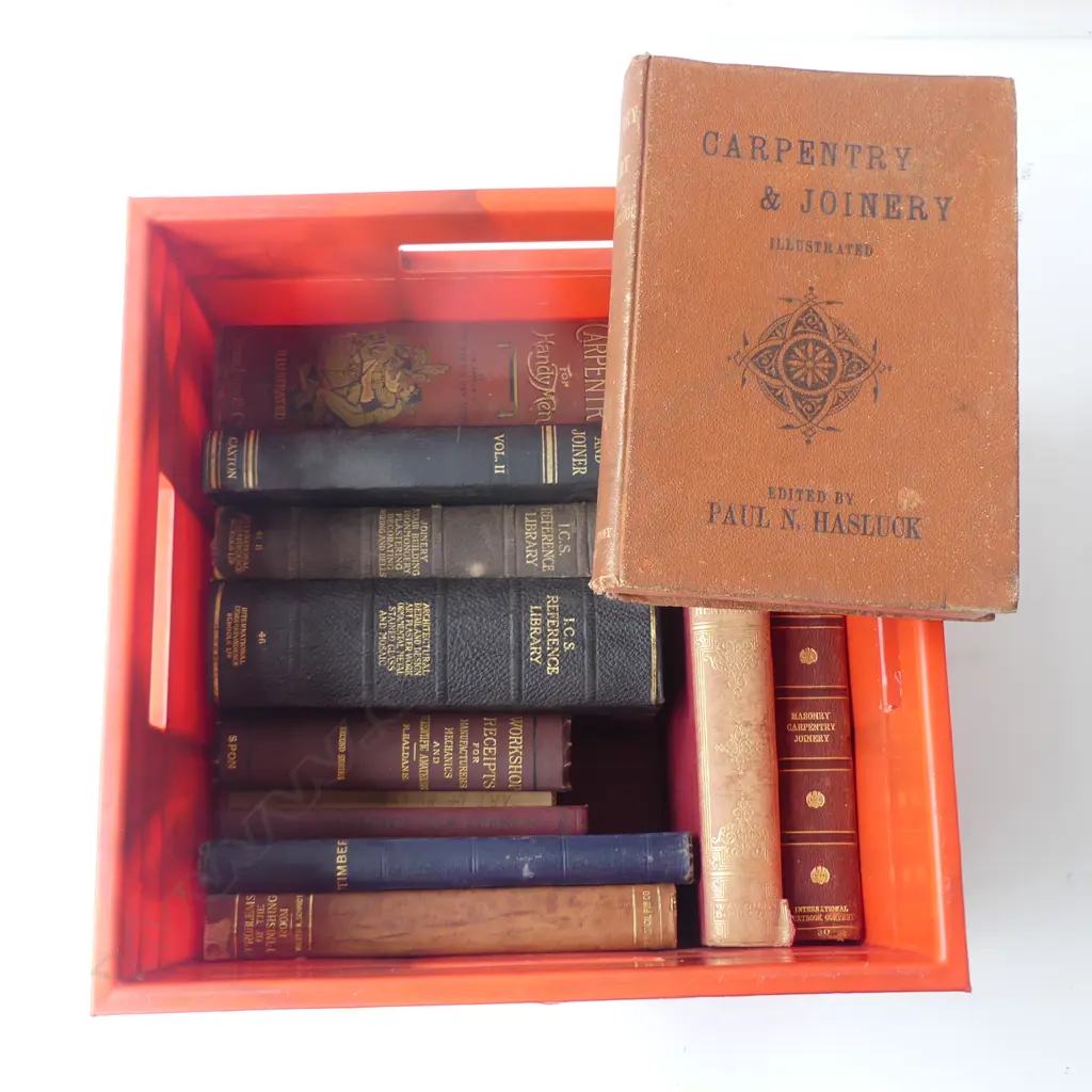 19thC CARPENTRY & JOINER BOOKS Image 1++