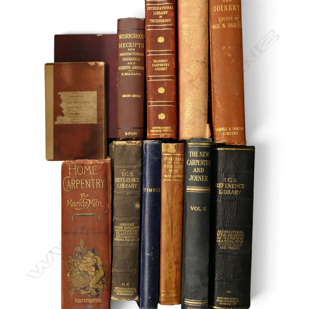19thC CARPENTRY & JOINER BOOKS Image 1++