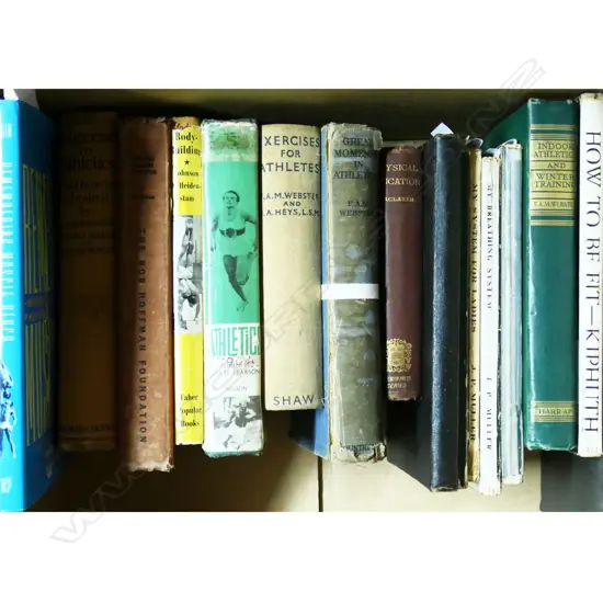 BODYBUILDING AND ATHLETICS, 16 VOLS: J P MULLER-MY SYSTEM FOR LADIES, ARCHIBALD MACLAREN-A SYSTEM OF PHYSICAL EDUCATION