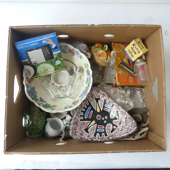 ASST. GLASS BOTTLES, CHINA etc