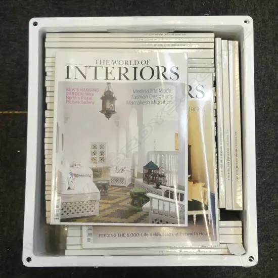 WORLD OF INTERIOR MAGAZINES 2005-2008