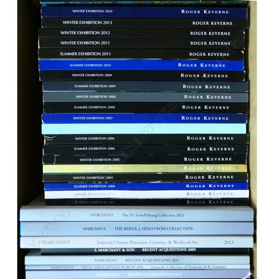 MARCHANT CATALOGUES 2006-2013 (8), ROGER KEVERNE CATALOGUES 2003-2013 (21)