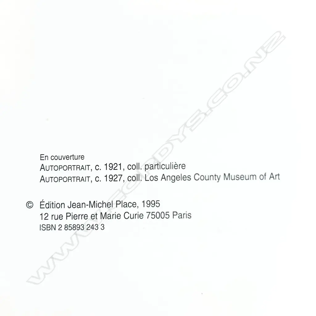 Jean Michel Place - 1995 ISBN 2858932433. Paperback Image 1++