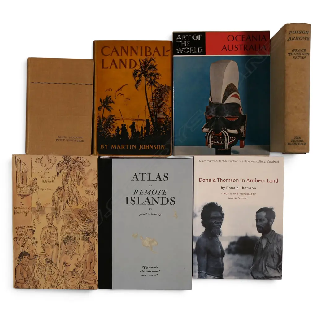 SEVEN BOOKS ABOUT COLONISATION, THE PACIFIC ETC Image 1++
