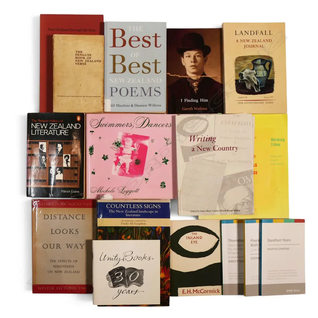ASST PUBLICATIONS - NZ LITERARY HISTORY AND NZ POETRY Image 1++