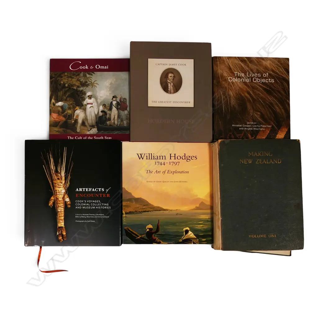 6 PUBLICATIONS - COOKS VOYAGES, OMAI, HODGES ETC Image 1++