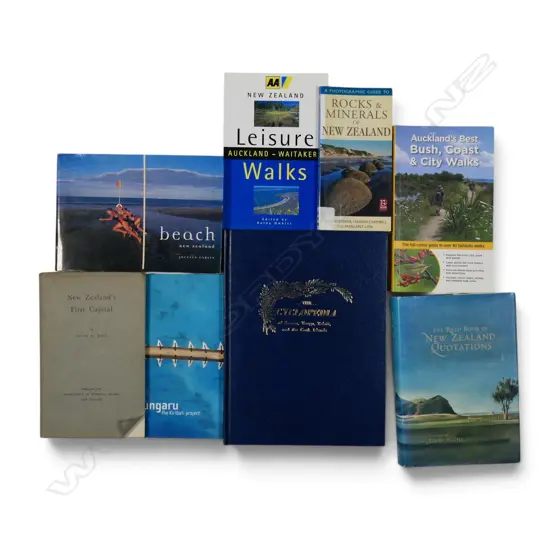 ASST. BOOKS ABOUT NZ, PACIFIC ISLANDS ETC
