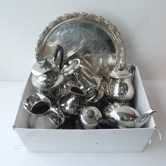 ASST. SILVER PLATE & CASED CUTLERY