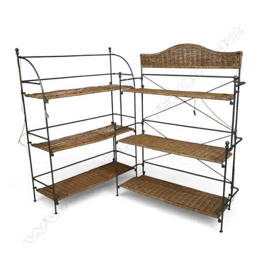 2 SHELVING UNITS 845x310x1140mm