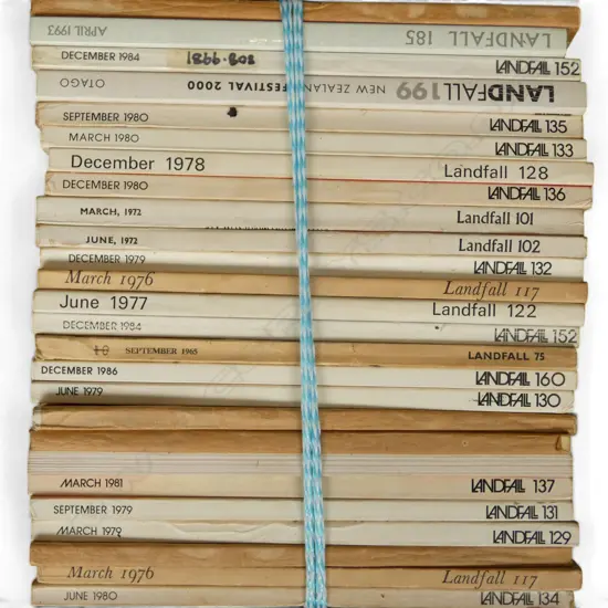 LANDFALL MAGAZINES 1970s/80s