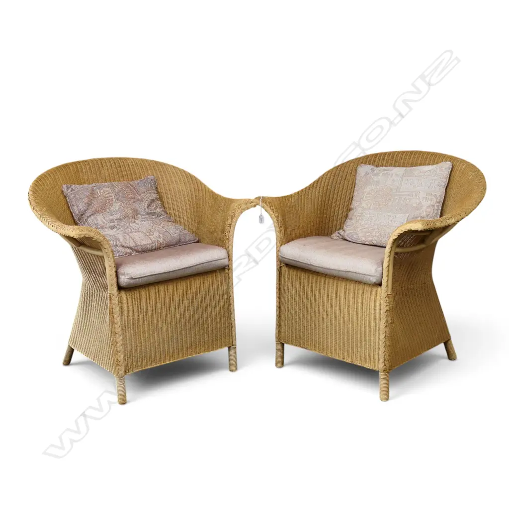 PR LLOYD LOOM PATIO CHAIRS H.810mm Image 1++