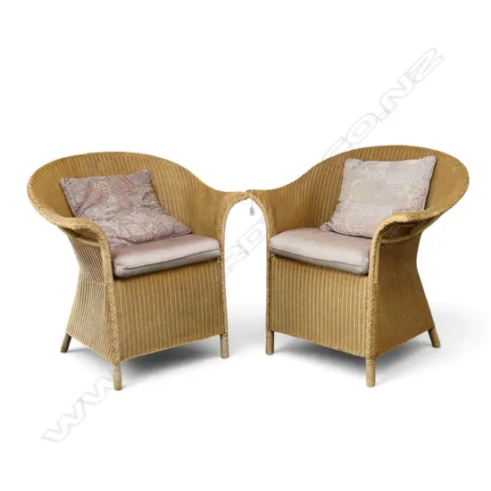 PR LLOYD LOOM PATIO CHAIRS H.810mm