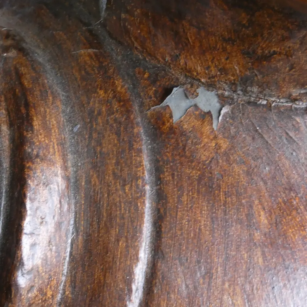 RESIN MAORI FIGURE 380x250x1700mm (SMALL HAIRLINE CRACK TO NECK) Image 1++