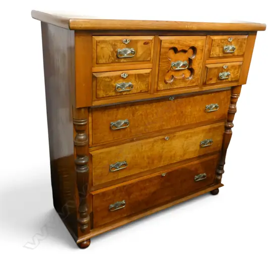 ANTIQUE KAURI SCOTCH CHEST 1200x515x1220mm