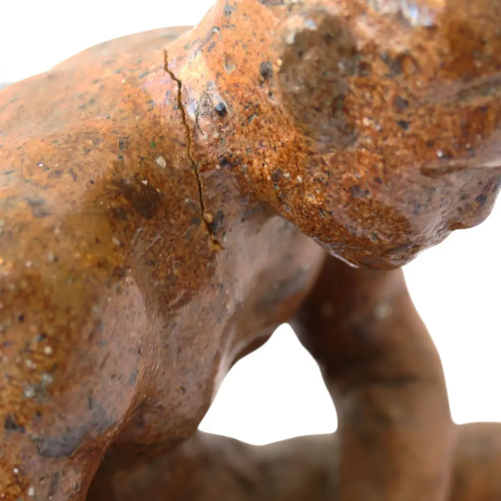 STUDIO POTTERY MALE FIGURE (EX NAPIER TECHNICAL SCHOOL NOT JACK HUTCHISON) H.220mm NECK REPAIRED Image 1++